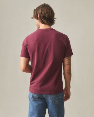 Men’s Premium Slub Crew Tee – Zinfandel