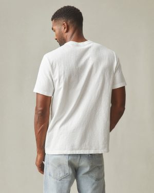 Men’s Premium Slub V-Neck Tee – Bone