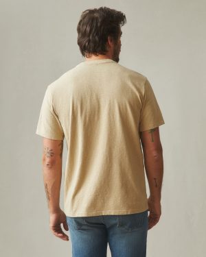 Men’s Premium Slub V-Neck Tee – Twill