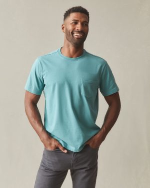Men’s Pocket Tee – Teal