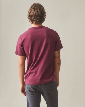 Men’s Pocket Tee – Zinfandel