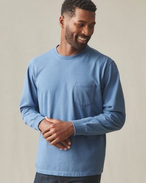 Men’s Long Sleeve Pocket Tee – Quiet Harbor