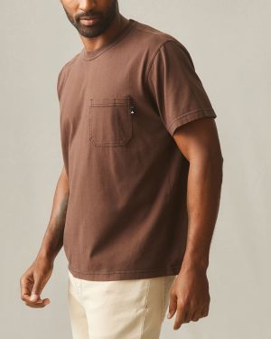 Men’s Utility Pocket Tee – Chicory Coffee