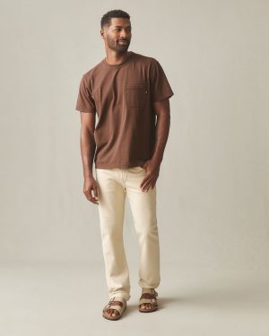 Men’s Utility Pocket Tee – Chicory Coffee