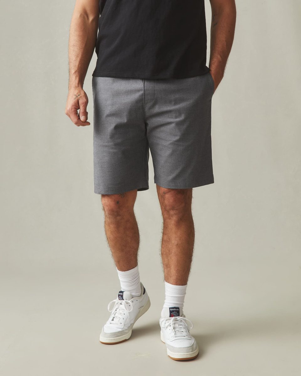Men's Lightweight Beach Short - Heather Grey