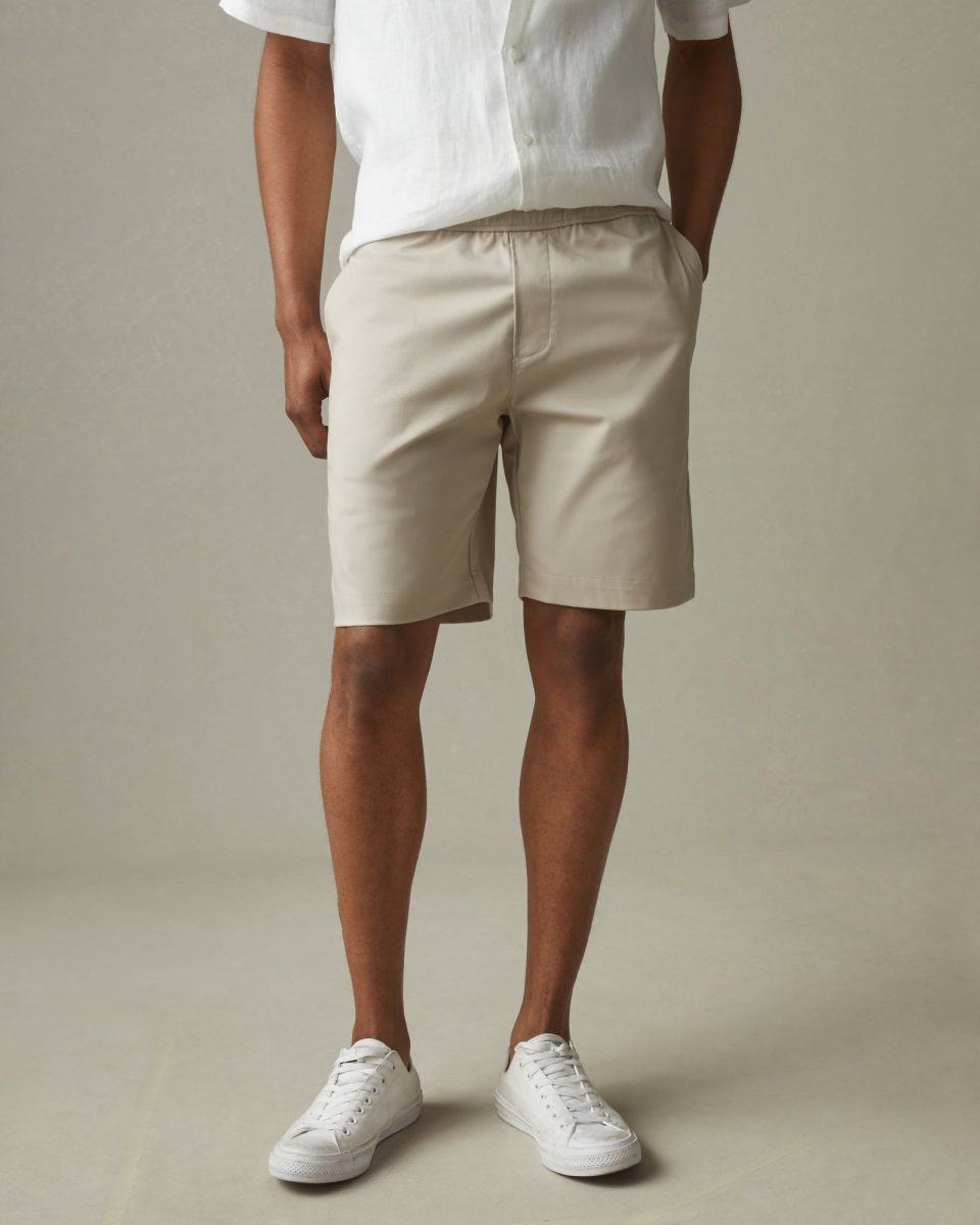 Men's Lightweight Beach Short - Light Stone