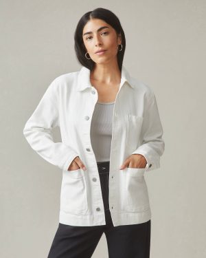 Unisex Roughneck Chore Jacket – Natural