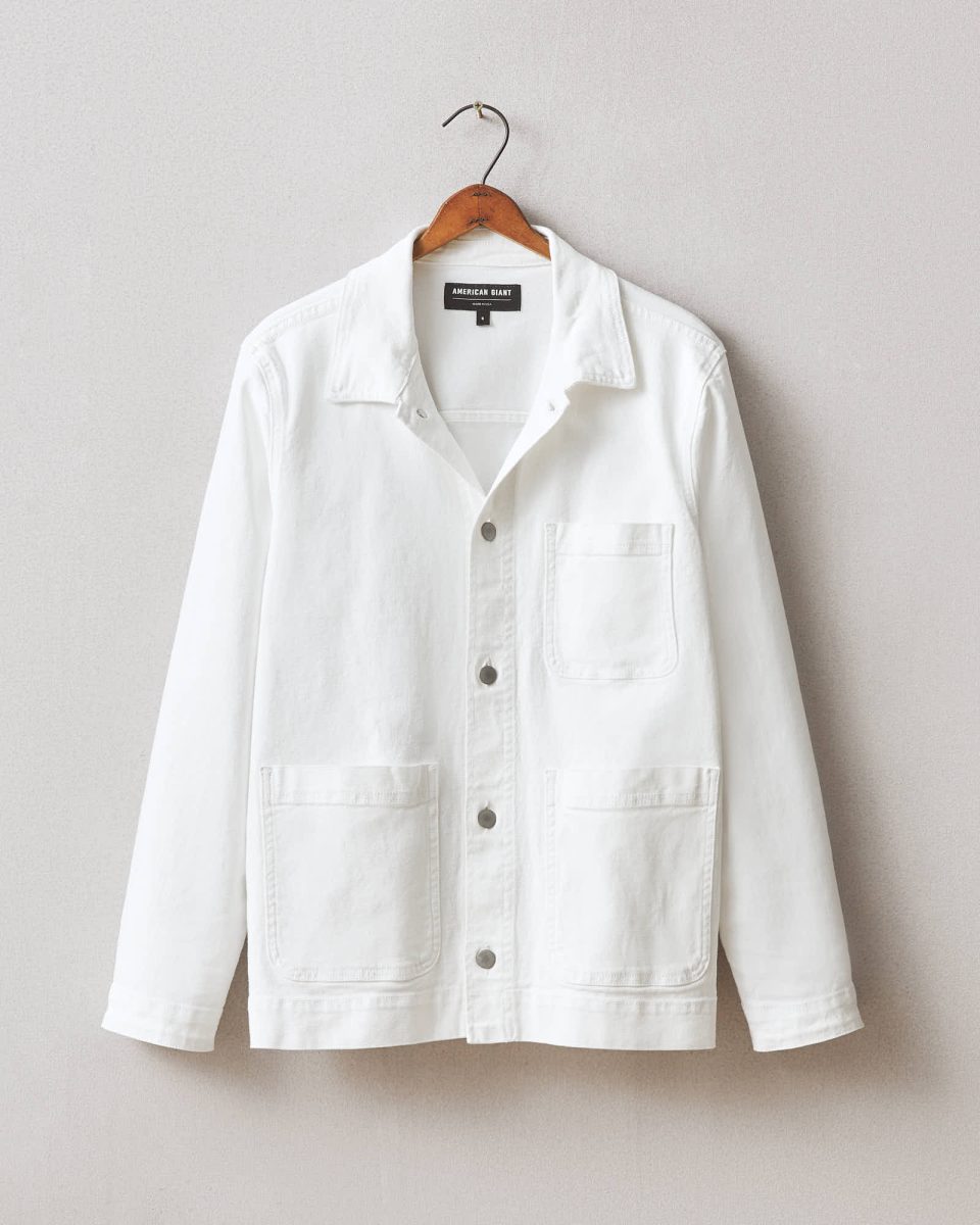 Unisex Roughneck Chore Jacket - Natural