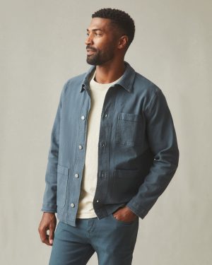 Unisex Roughneck Chore Jacket – Vintage Indigo