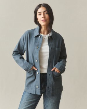Unisex Roughneck Chore Jacket – Vintage Indigo