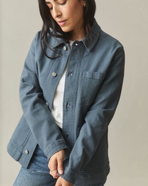 Unisex Roughneck Chore Jacket – Vintage Indigo