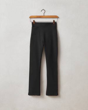 Ponte Kick Flare Pant – Super Black