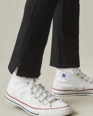 Ponte Kick Flare Pant – Super Black