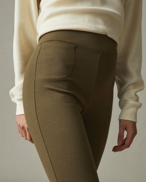 Ponte Slim Pant High Rise – Beech