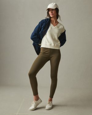 Ponte Slim Pant High Rise – Beech