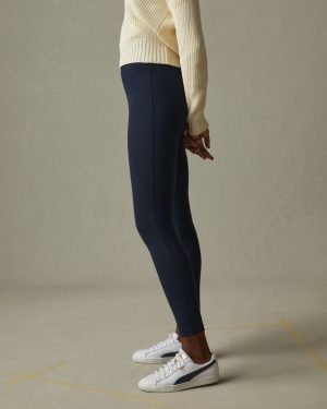 Ponte Slim Pant High Rise – Heritage Navy