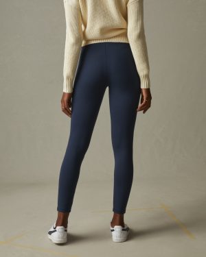 Ponte Slim Pant High Rise – Heritage Navy