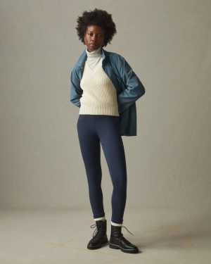 Ponte Slim Pant High Rise – Heritage Navy