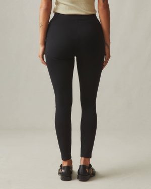 Ponte Slim Pant High Rise – Super Black