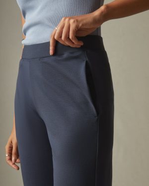 Ponte Straight Pant – Heritage Navy