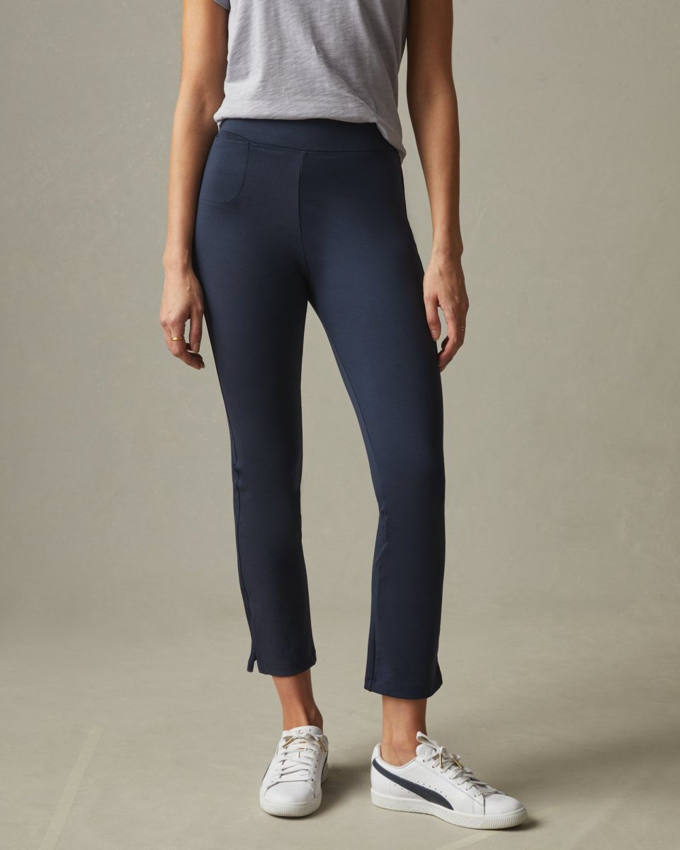 Ponte Kick Flare Pant High Rise - Heritage Navy