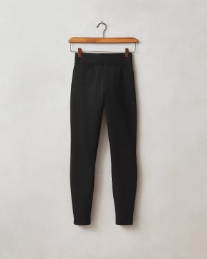Ponte Slim Pant – Super Black