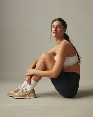 Women’s Cotton Stretch Biker Short – Meteorite