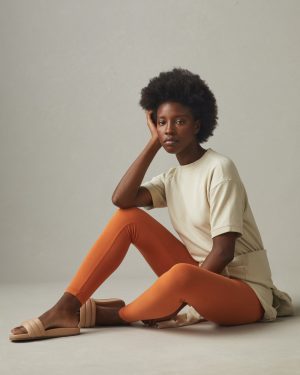 Women’s Cotton Stretch Legging – Henna