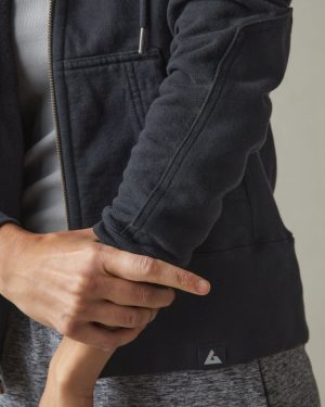 Women’s Classic Full Zip – Black