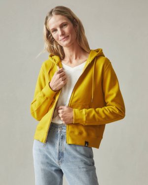Women’s Relaxed Classic Full Zip – Golden Palm
