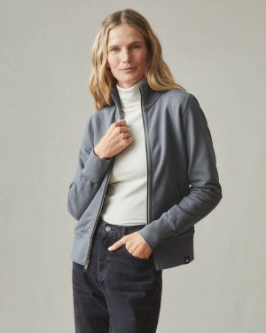 Women’s Moto Full Zip – Iron