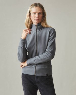 Women’s Moto Full Zip – Iron