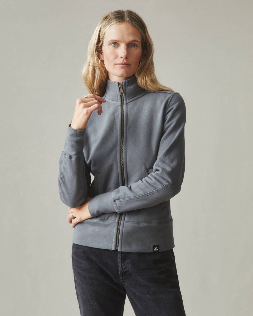 Women's Moto Full Zip - Iron