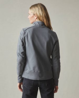 Women’s Moto Full Zip – Iron