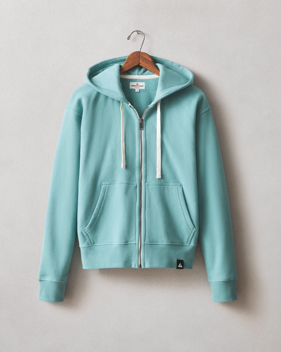 Women's Midweight Full Zip - Teal