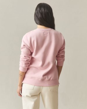 Women’s Midweight Crewneck – Silver Pink