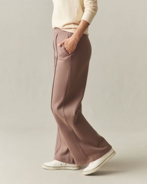 Women’s Pintuck Flare Pant – Coffee Quartz