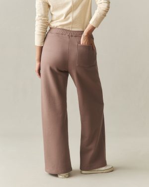 Women’s Pintuck Flare Pant – Coffee Quartz