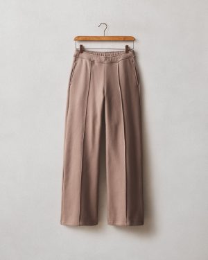 Women’s Pintuck Flare Pant – Coffee Quartz