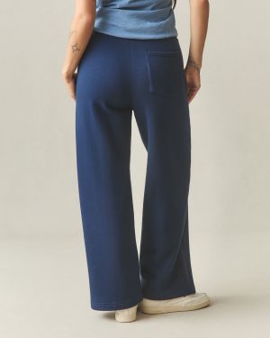Women’s Pintuck Flare Pant – Pageant Blue