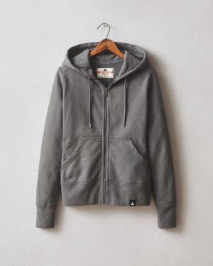 Women’s Classic Full Zip – Dark Charcoal