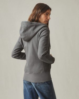 Women’s Classic Full Zip – Dark Charcoal