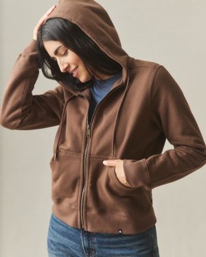 Women’s Relaxed Classic Full Zip 2.0 – Chestnut