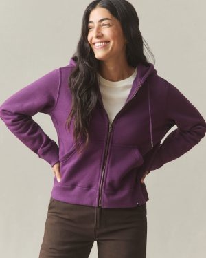 Women’s Relaxed Classic Full Zip 2.0 – Italian Plum