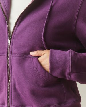 Women’s Relaxed Classic Full Zip 2.0 – Italian Plum