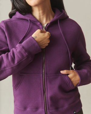 Women’s Relaxed Classic Full Zip 2.0 – Italian Plum
