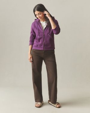 Women’s Relaxed Classic Full Zip 2.0 – Italian Plum