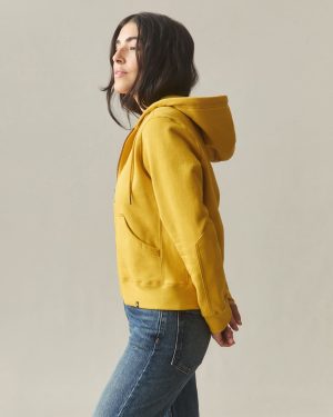Women’s relaxed Classic Full Zip 2.0 – Nugget Gold