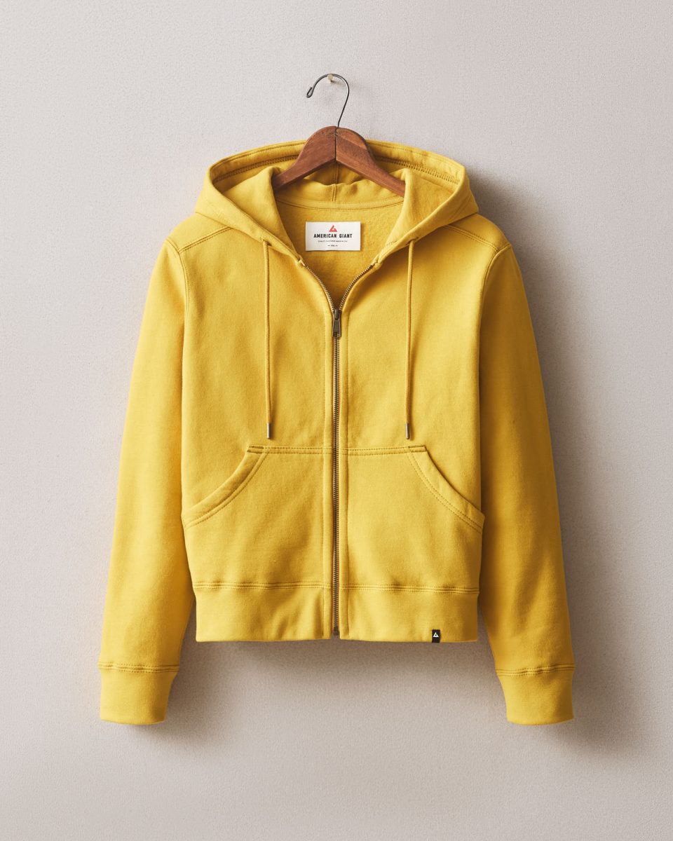 Women's relaxed Classic Full Zip 2.0 - Nugget Gold
