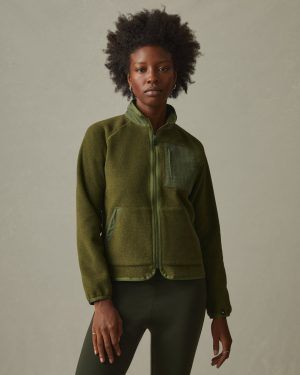 Women’s Active Fleece Full Zip – Moss